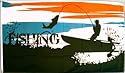 Flagge Fahne Fishing Angeln Angler - 90 x 150 cm