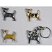 Jewelry : Chihuahua Hand Painted Pin