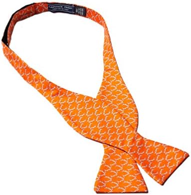 Lazyjack Press Men's Buckwild Bow Tie - Orange
