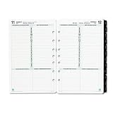 Planner Refill, One Page per Day, 5-1/2 x 8-1/2