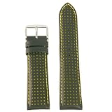 Genuine Leather Watch Band Thick Padded for Sports Watches 20mm