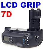 Neewer LCD Vertical BATTERY GRIP FOR CANON EOS 7D BG-E7 DIGITAL CAMERA LP-E ....