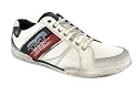 LEVIS MIXER LEATHER TRAINERS WHITE