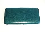 41YsB0Hg1QL. SL160  Xmas Pinetree Green Ladys Leatherette Hinge Wallet Flat Opera Credit Card Holder