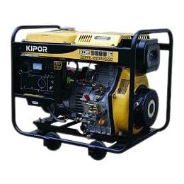 Kipor 5000 Watt Diesel Open Frame Generator #65848 by Kipor