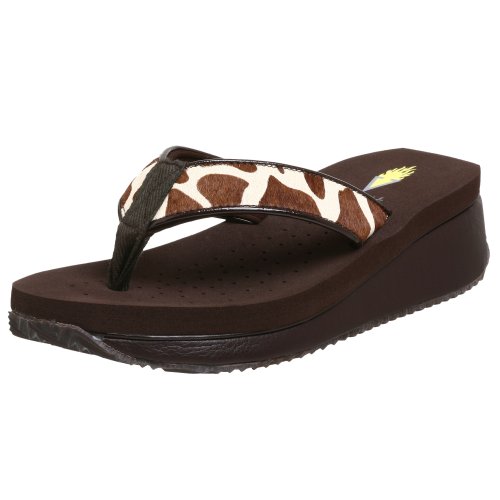 Volatile Women's Corkee Animal Wedge Sandal