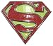 Superman DC Comics Superhero Glitter Metal Belt Buckle
