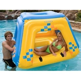 Intex floating swimming pool fortress