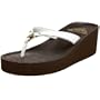 Roxy Women's Inca Sandal,White,8 M US