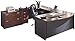 Bush Furniture U Shaped Desk with Lateral File