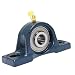 FYH UCP205-16 Pillow Block Mounted Bearing, 2 Bolt, 1" Inside Diameter, Set screw Lock, Cast Iron, Inch