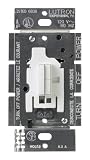 Dimmer Switches: Lutron AB-ADH-WH Abella Companion Dimmer with Wallplate, White