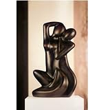 Produkt-Bild: Gilde Skulptur Francis Paar Geborgenheit Braun 43 cm Gro