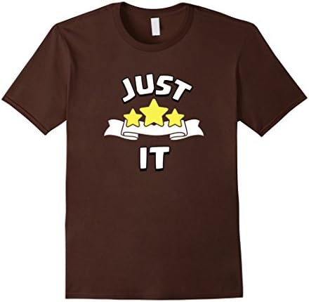 Men's Just 3 Stars It T-Shirt - Clash With Enemy Clans XL Brown
