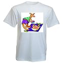 Cotton T-Shirt With kangaroo image