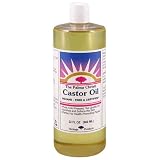 HeritageProductsCastorOil,ThePalmaChristi,32FluidOunces(960ml)(Packof3)