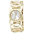 XOXO Women's XO5211 Silver Dial Gold-tone Open Link Bracelet Watch
