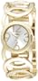 XOXO Women's XO5211 Silver Dial Gold-tone Open Link Bracelet Watch