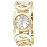 XOXO Womens XO5211 Silver Dial Gold-tone Open 