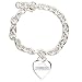 San Diego Chargers NFL HEART CHARM TAG BRACELET I LOVE HEART CHARM