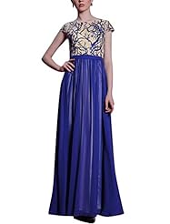 A-line Cocktail Chiffon/Satin Short Sleeves Embroidered Sequined Jeweled Homecoming Dress/Prom Dress/Wedding Party Dress 