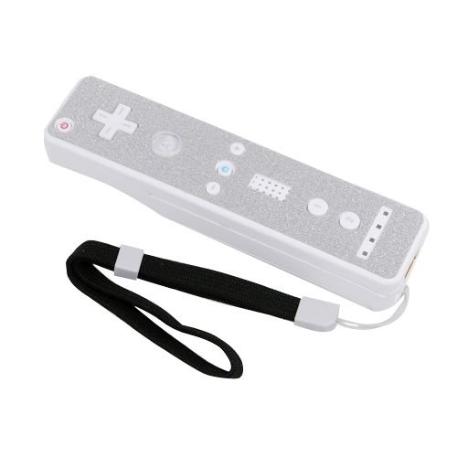 Controller Sticker w/ Wrist Strap for Nintendo Wii, Blue