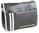 Dunlop Messenger Bag - Black + White