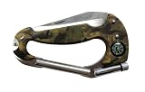 Stainless Steel Mini Multi Tool – Carabiner Clip, Compass, LED Flashlight – Pocket Knife – Christmas Gift Hot Sell