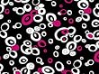 By the Yard Marie Osmond Fuchsia Rings Quilt Fabric