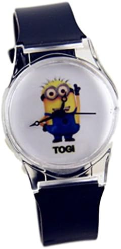 Unisex Despicable Me Minion watch for Adults/Kids (Navy Strap)