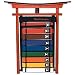 Wall Mountable Solid Wood 10 Belt Display