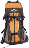 TETON Sports Summit 1500 Ultralight Internal Frame Backpack (22.5"x 11"x 9", Orange)
