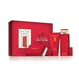 RED DOOR by Elizabeth Arden Gift Set for WOMEN: EDT SPRAY 3.3 OZ & BODY CREAM 5 OZ & BODY POWDER 2.6 OZ & PARFUM.16 OZ MINI (LIMITED EDITION)