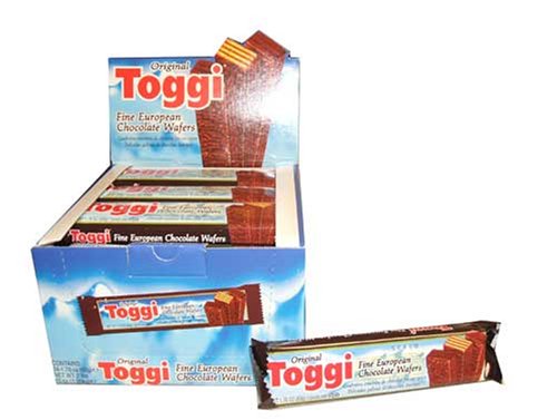 Childrens Toyshop  Gourmet Food : Toggi Chocolate Wafers, 24- Count, 1.76oz Bars