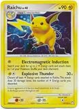 Pokemon Diamond & Pearl II Mysterious Treasures Holofoil Rare Card Raichu 15/123