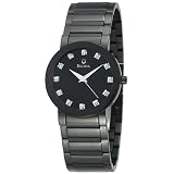 Bulova Mens 98D001 Diamond Accented Stainless Steel Bracelet Watch by Bulova