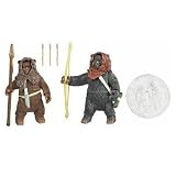 41Yshi4m%2BmL. SL160  Star Wars 30th Anniversary   Romba and Graak Ewoks 3 Action Figures with Silver Coin