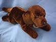 CHOCOLATE LAB YOMIKO PLUSH DOG 16" L