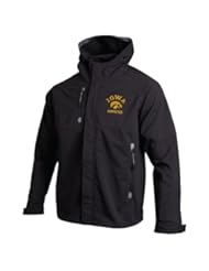 NCAA Iowa Hawkeyes Softshell Coldgear Jacket, XX-Large, Black