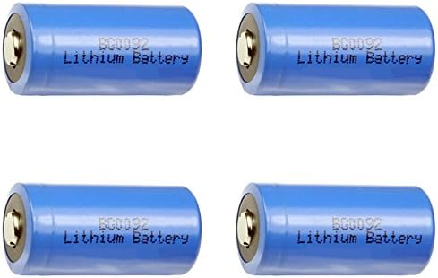 4 Pack Fenzer Replacement CR123 / CR123A Lithium Battery for Bell and Howell 960 NP PZ1000 PZ2000 PZ2200 PZ3000 PZ3000S PZ3200 PZ3300
