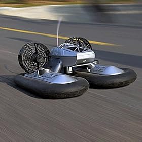 Futuristic Multifunctional RC Hovercraft Radio Remote Controlled R C Air Powered Boat from Micro R/C Cars