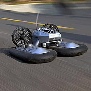Futuristic Multifunctional RC Hovercraft Radio Remote Controlled R C Air Powered Boat by 