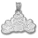 Univ Of Georgia Fighting Dog Pendant (Silver)