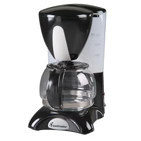 Toastmaster TCM4B 4-Cup Automatic Drip Coffeemaker, Black