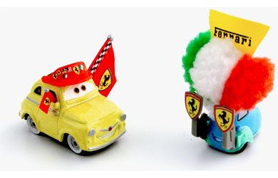 Childrens Toyshop  Third Party New : Cars Movie Moments - Luigi & Guido