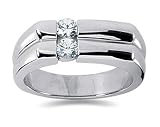 0.50 ctw Men's Diamond Ring in Platinum