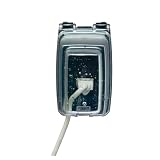 waterproof boxes electrical:Intermatic WP1010C 1 Gang Vertical 3-1/8-Inch Outdoor Box, Clear