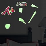 Atlanta Braves Lil' Buddy Glow In The Dark Decal Kit