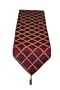 Diamond Damask 13" X 90" Burgundy Table Runner