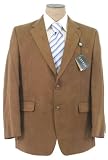 Ralph Lauren - Ralph Lauren Mens 2 Button Solid Vicuna Brown Sport Coat / Blazer / Jacket - Size 40R
